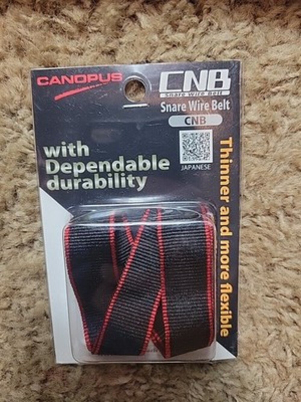 CANOPUS original Wire Strands Belt Snare Drums